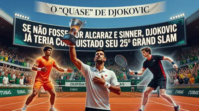 Were it not for Carlos Alcaraz and Jannik Sinner, Novak Djokovic would almost certainly have claimed his record-breaking 25th Grand Slam title by now.
